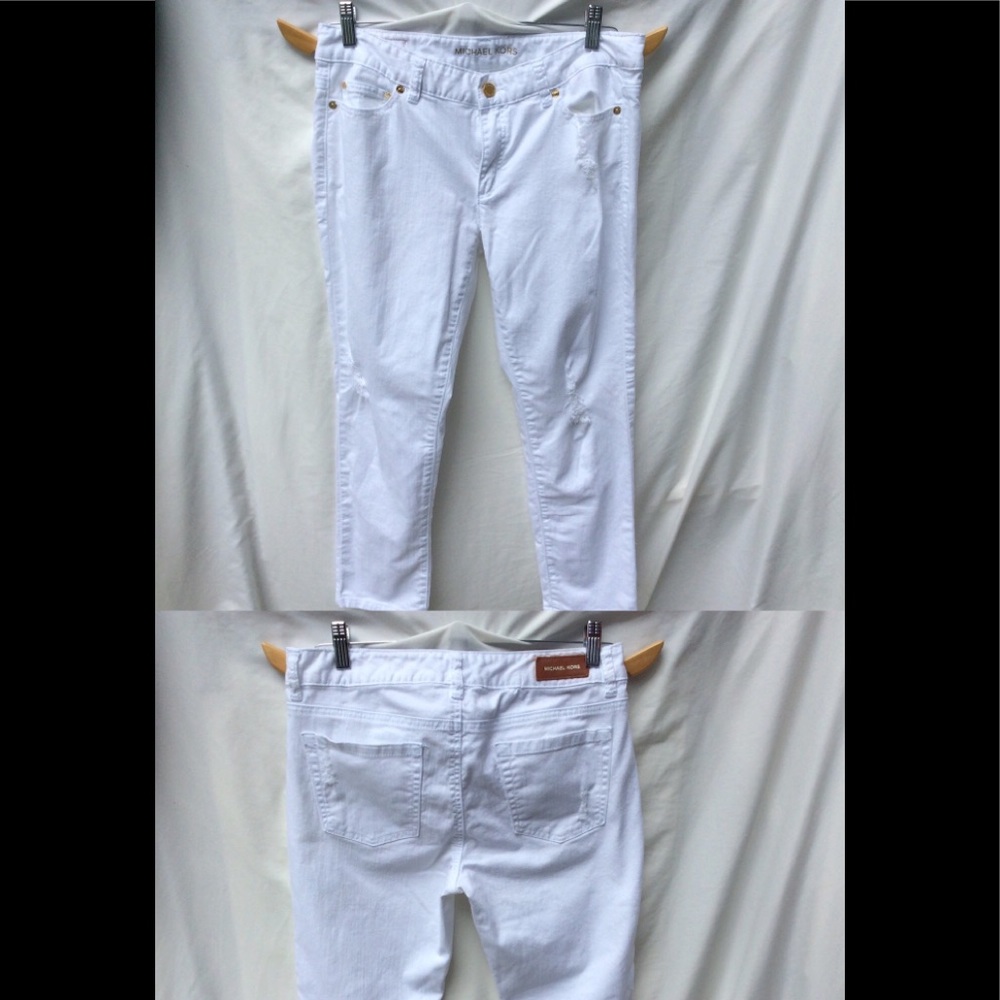 Excellent condition Michael Kors Distressed jeans.
